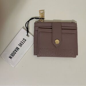 Steve Madden Mauve Wallet Card Holder